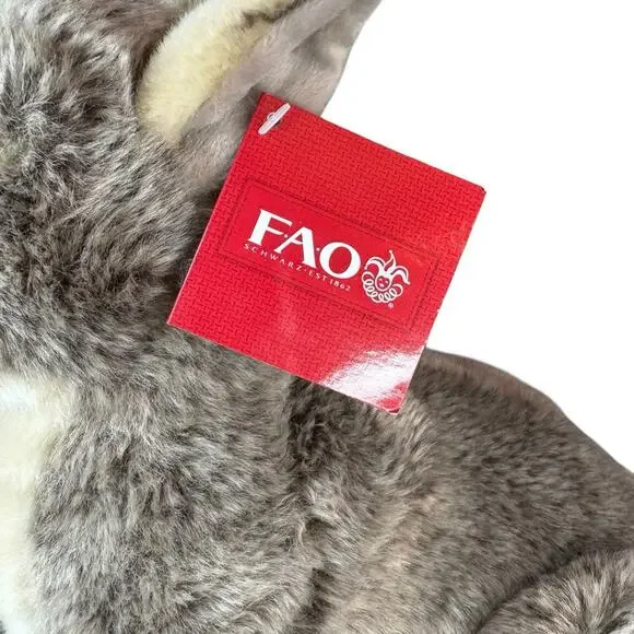 NEW FAO Schwarz KANGAROO & BABY JOEY 18" Tall Large Plush Stuffed Animal Toy NWT - Picture 5 of 16